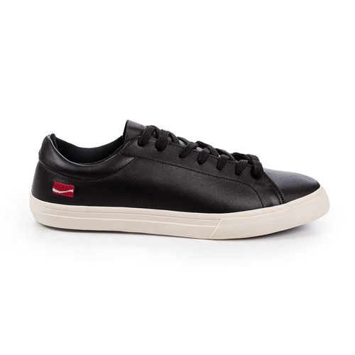 Tênis Coca-Cola Shoes Kansas Leather Preto