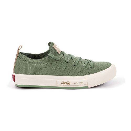 Tênis Coca-Cola Shoes Daytona Sunset Knit Green