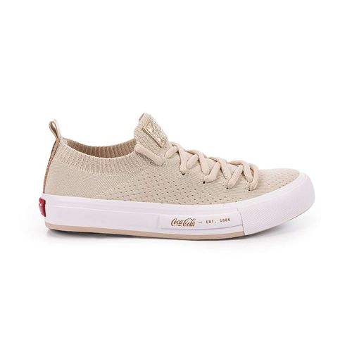 Tênis Coca-Cola Shoes Daytona Sunset Knit Areia