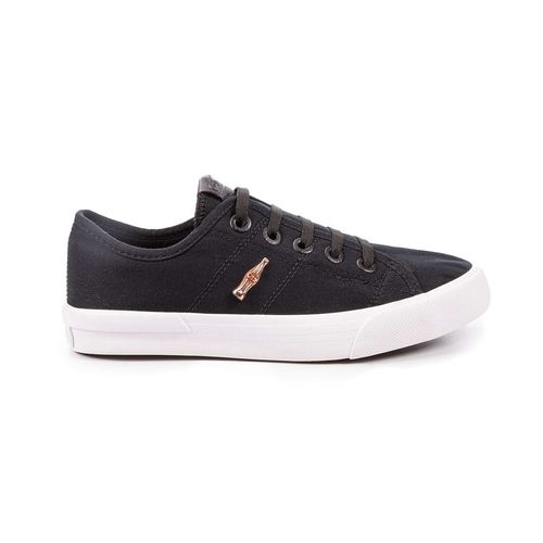 Tênis Coca-Cola Shoes Miami Slip Canvas Preto