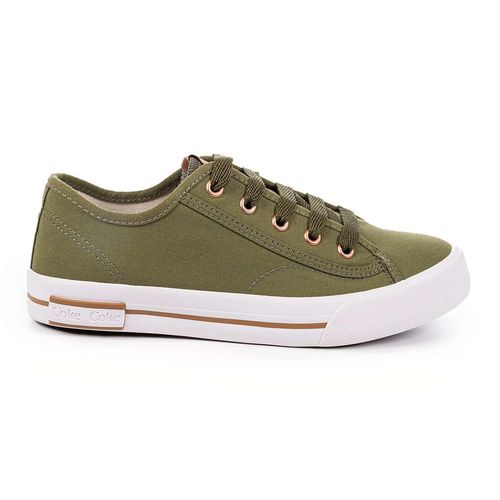 Tênis Coca-Cola Shoes Veneza Canvas Olive