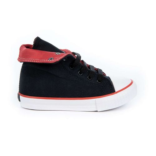 Tênis Infantil Diversão Colored Preto Vermelho