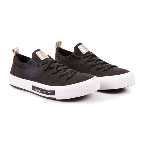 Tênis Coca-Cola Shoes Daytona Sunset Knit Preto