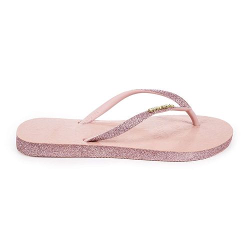 Chinelo Coca-Cola Shoes Glitter Shine Sandal Rose Claro