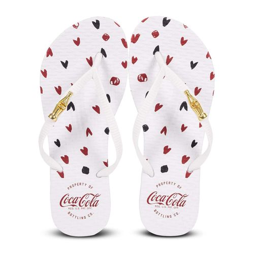 Chinelo Coca-Cola Herz Branco