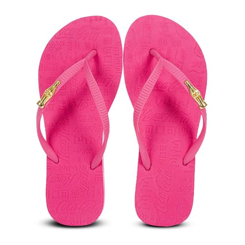 Chinelo Coca-Cola Square Sandal Way Pink