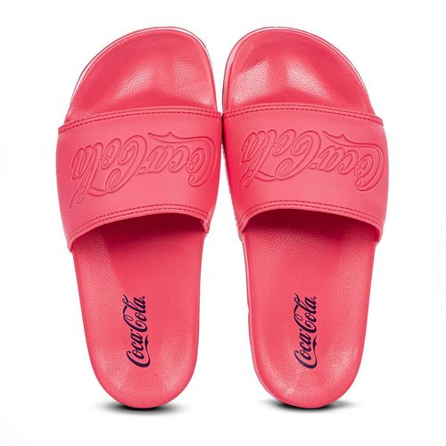 Chinelo Slide Coca-Cola Shoes Groove Goiaba