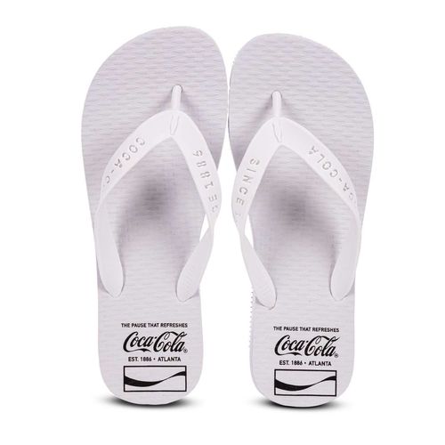 Chinelo Coca-Cola Rowe Branco