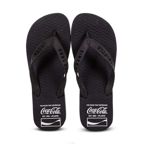 Chinelo Coca-Cola Rowe Preto