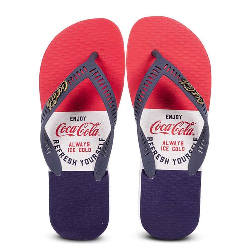 Chinelo Coca-Cola Granby Branco Marinho