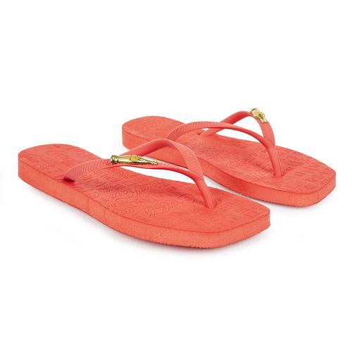 Chinelo Coca-Cola Shoes Square Sandal II Coral