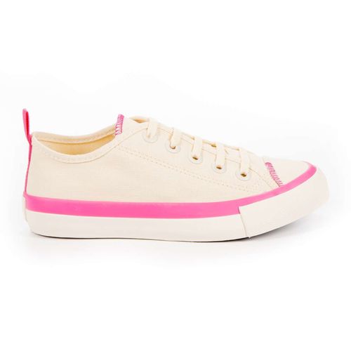 Tênis Street Rafaela Off white Pink