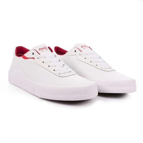 Tênis Coca-Cola Shoes Bray Canvas Branco