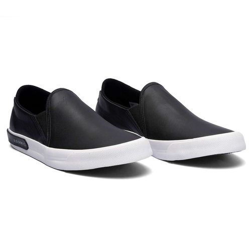 Tênis Aramis Stripe Slip On Preto