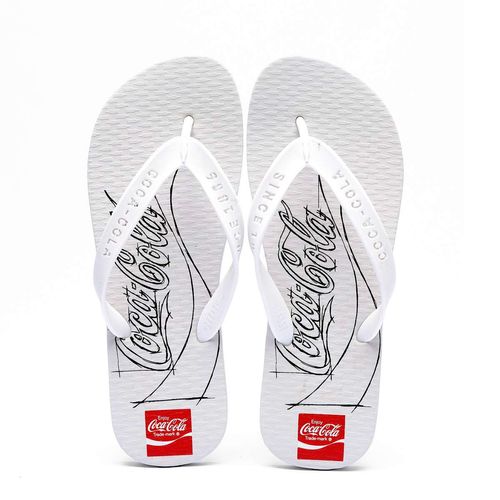 Chinelo Coca-Cola Belfast Branco