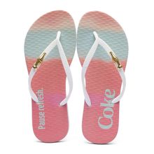 Chinelo Coca-Cola Stay Cool Coke Rose