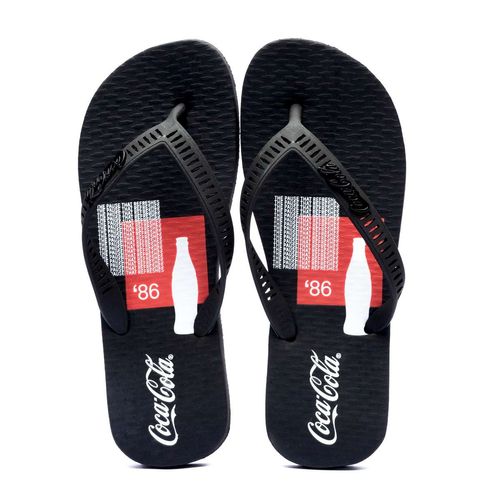 Chinelo Coca-Cola Waterford Preto Preto