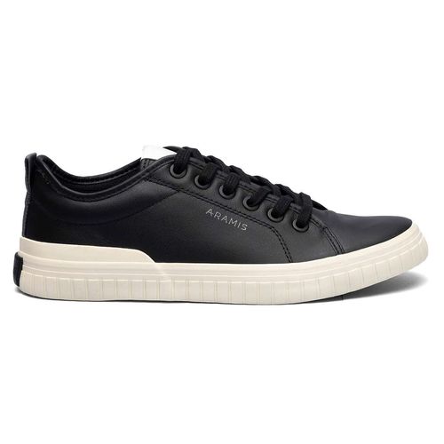 Tênis Aramis Deep Leather Preto Cinza