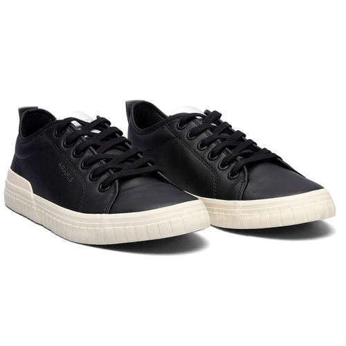Tênis Aramis Deep Leather Preto Cinza