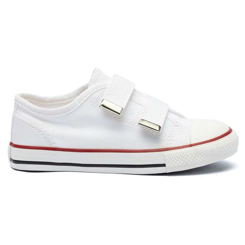 Tênis Infantil Street Canvas Velcro Branco