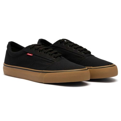 Tênis Coca-Cola Shoes Surplay Canvas Black Natural