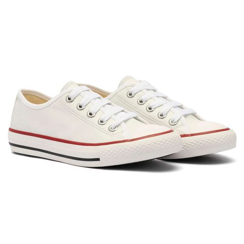 Tênis Street Basket Classic Branco Vermelho