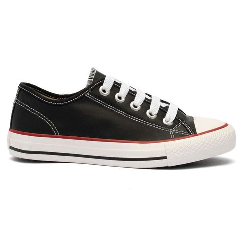 Tênis Street Basket Classic Preto Vermelho