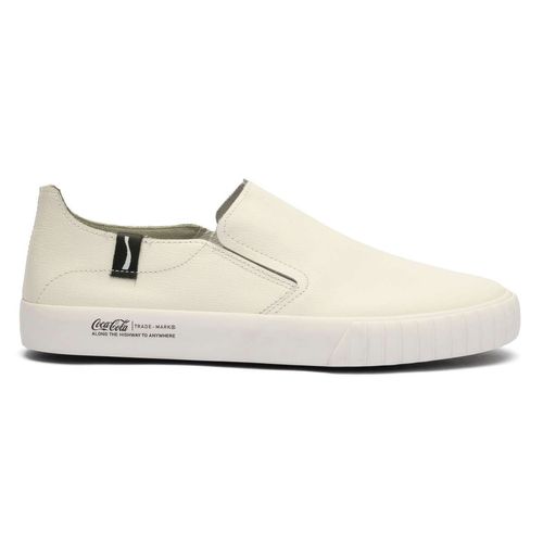 Tênis Coca-Cola Philadelphia Leather Branco Preto