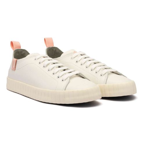 Tênis Coca-Cola Shoes Houston Leather Branco Rosa