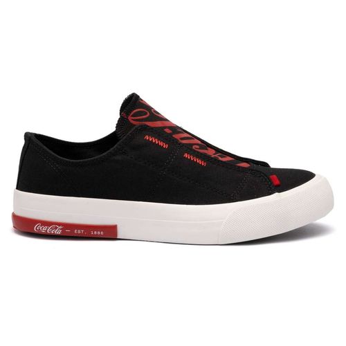 Tênis Coca-Cola Daytona Easy Preto Vermelho