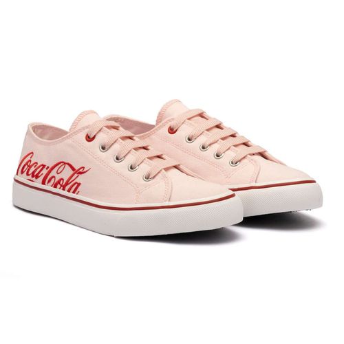 Tênis Coca-Cola Wooster Canvas Rosa