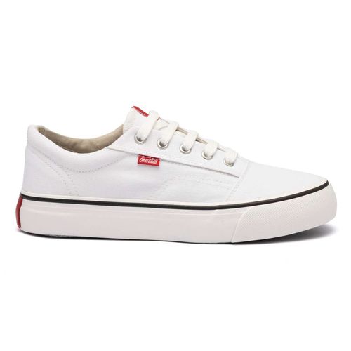 Tênis Coca-Cola Shoes Surplay Canvas Branco