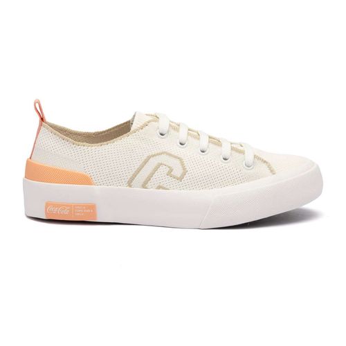 Tênis Coca-Cola Katy Knit Branco