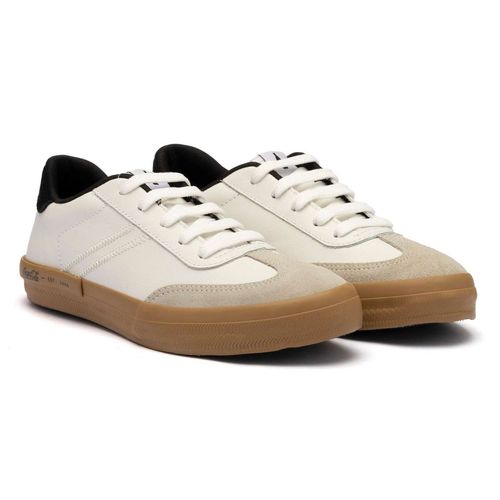 Tênis Coca-Cola Mirage Suede Branco Natural