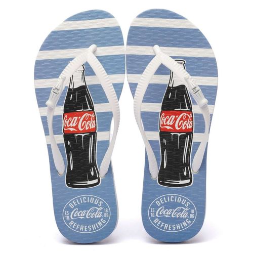 Chinelo Coca-Cola Delicious Feminino Branco