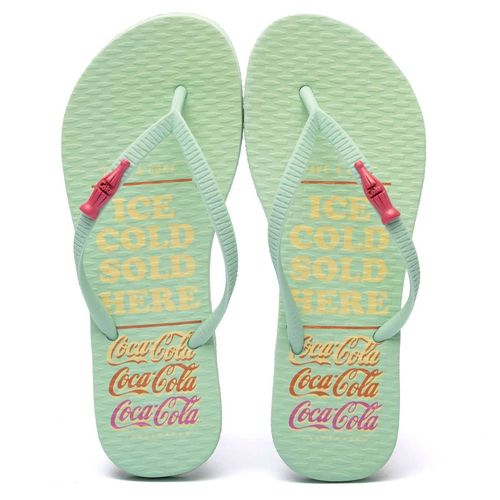 Chinelo Coca-Cola Here Verde Claro
