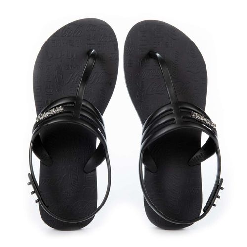 Sandália Coca-Cola Shoes Fancy Sandal Preto