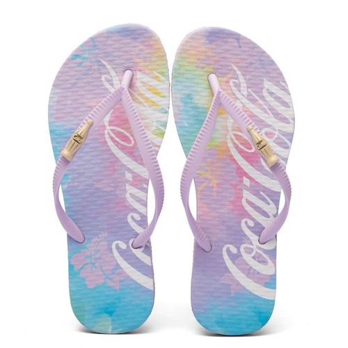 Chinelo Coca-Cola Hibiscus Lilas
