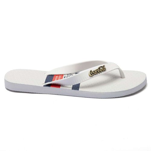 Chinelo Coca-Cola Andale Branco