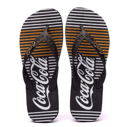 Chinelo Coca-Cola Shoes Classic Lines 2 Preto