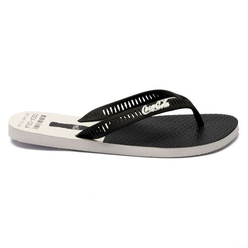 Chinelo Coca-Cola Shoes Truist Branco Preto