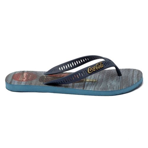 Chinelo Coca-Cola Shoes Wood Bottle Denim