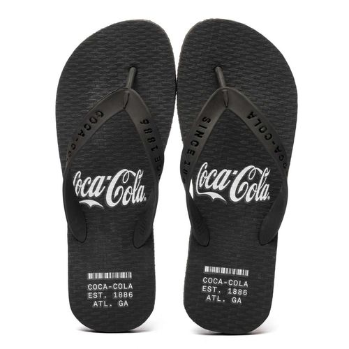 Chinelo Coca-Cola Alma 3 Preto