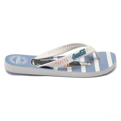 Chinelo Coca-Cola Shoes Delicious Branco