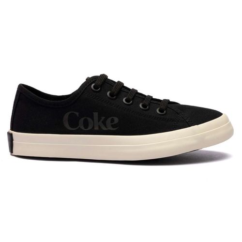 Tênis Coca-Cola Shoes Newpoart Canvas Preto/ Off