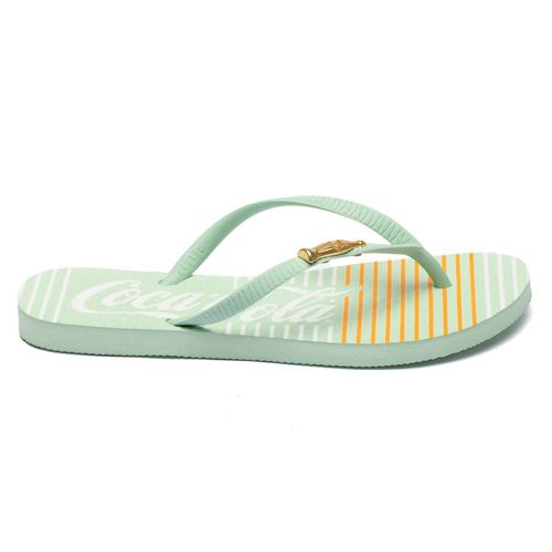Chinelo Coca-Cola Shoes Classic Lines Verde Claro