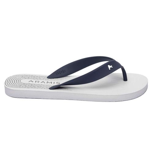 Chinelo Aramis Curves Branco Marinho