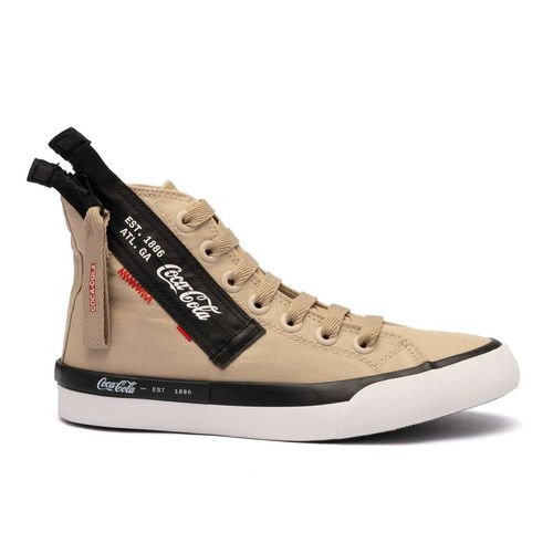 Tênis Coca-Cola Shoes Atlanta Hype Zipper Areia