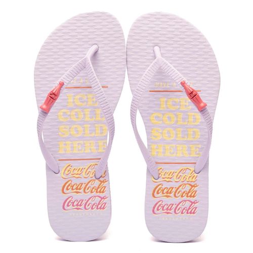 Chinelo Coca-Cola Shoes Here Lilas