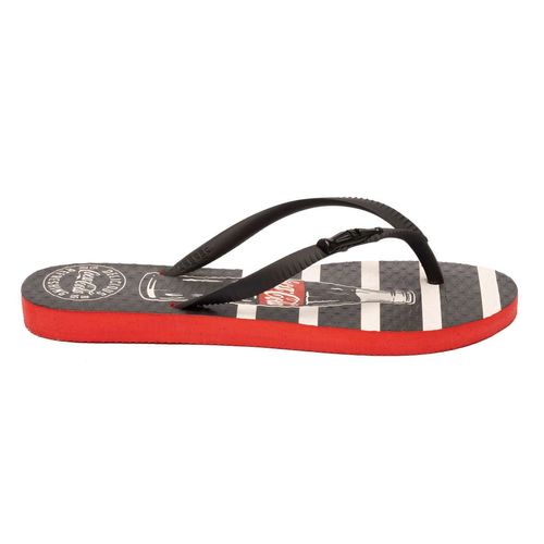 Chinelo Coca-Cola Shoes Delicious Feminino Vermelho Preto